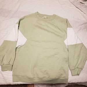 Madewell MWL Oversized Raglan Sweatshirt